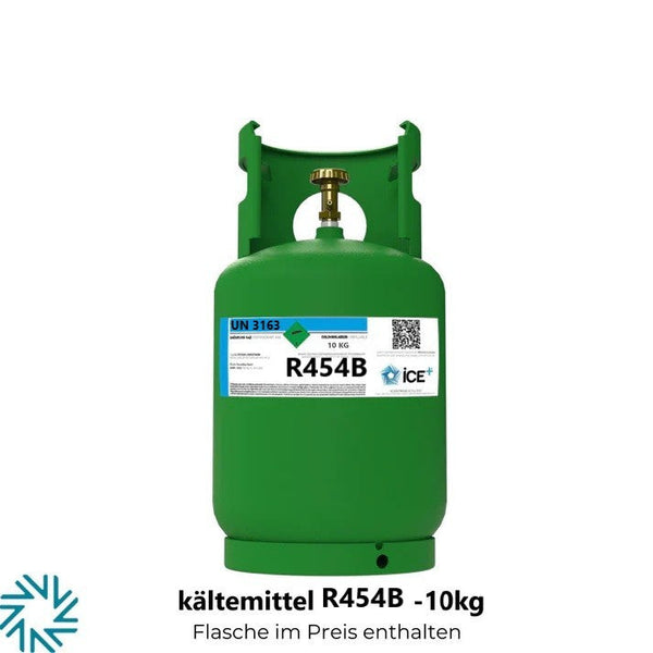 R454B Klimagas Kältemittel Füllgewicht 10 Kg Aufladbarem Zylinder 1/4 Anschluss