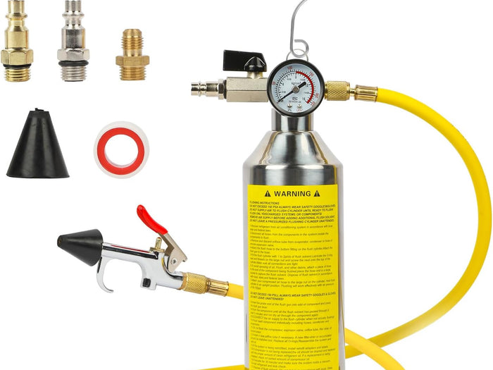 Auto-Klima-Spülset 220 PSI – Rohrreinigung für Klimaleitungen, Kondensator & Verdampfer